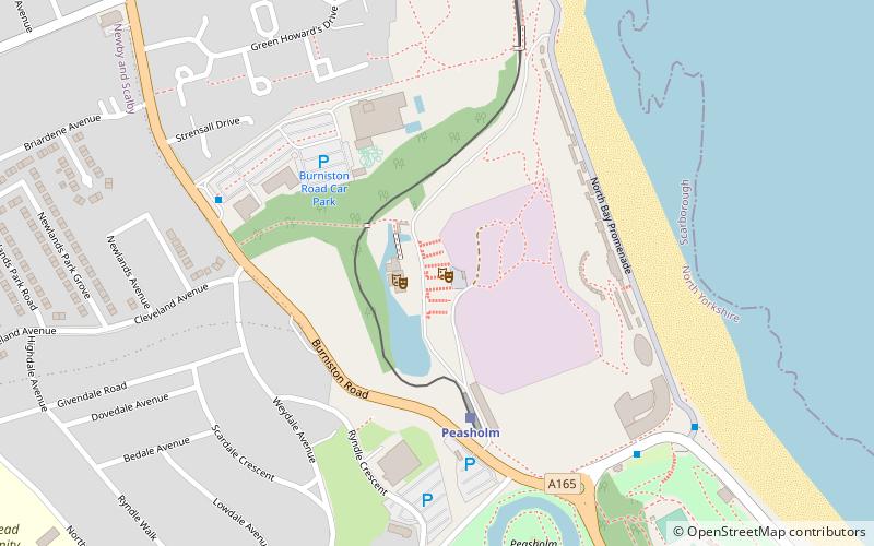 scarborough open air theatre location map