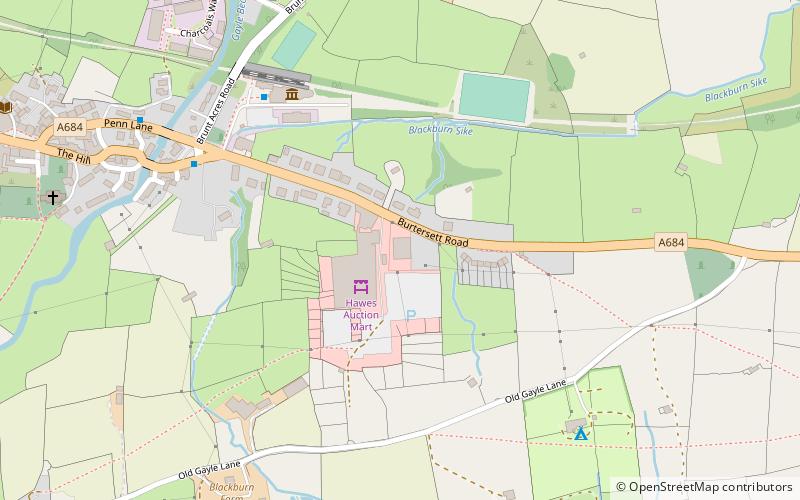 Carrs Billington location map