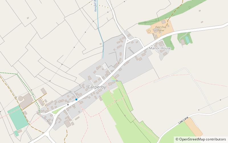 Carperby-cum-Thoresby location map