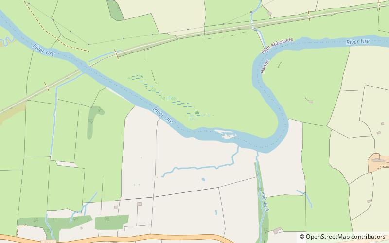 Wensleydale location map