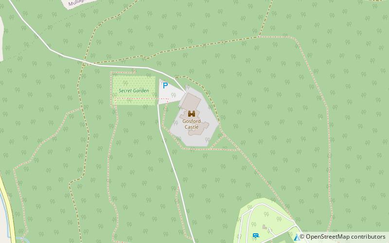 Gosford Castle location map