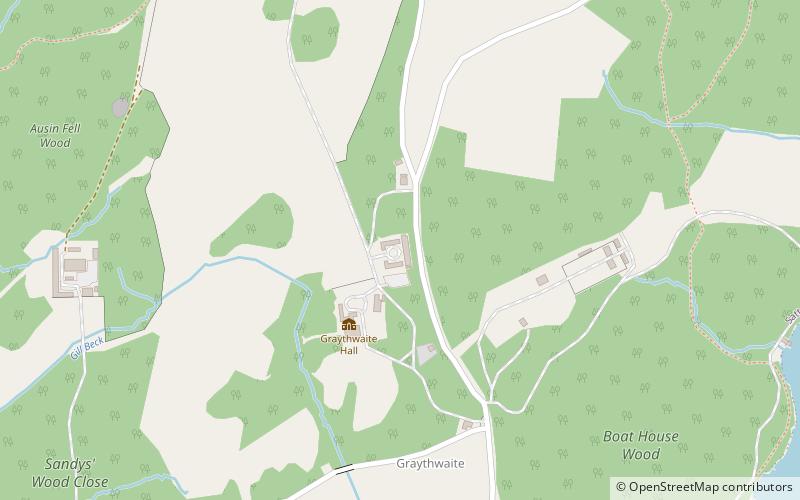 Graythwaite Hall location map