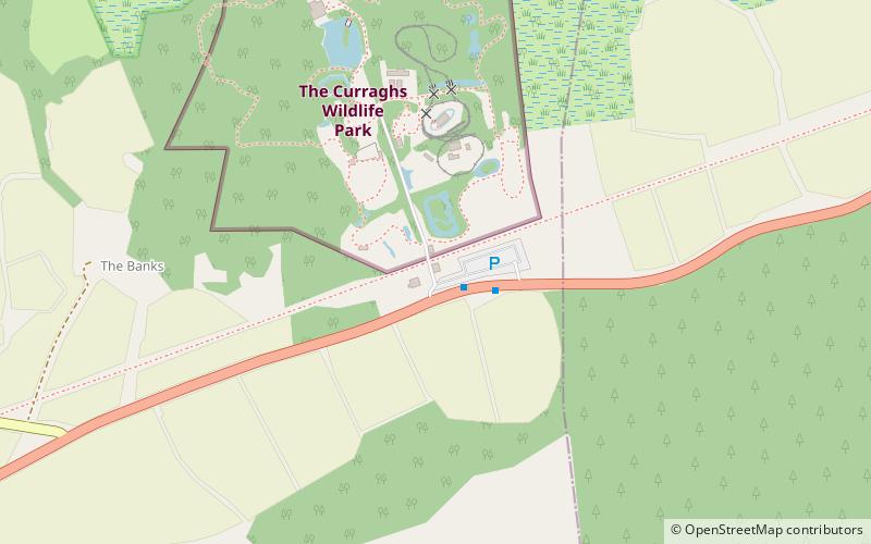 Curraghs Wildlife Park location map