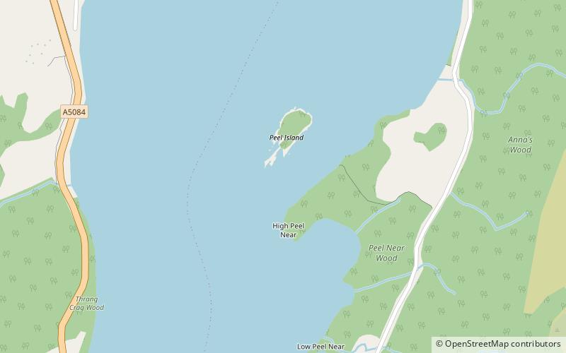 Peel Island location map