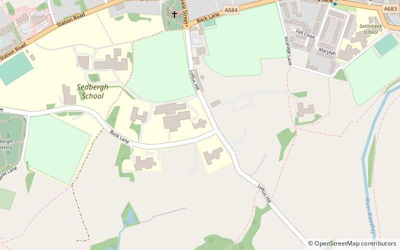 Sedbergh School Chapel location map