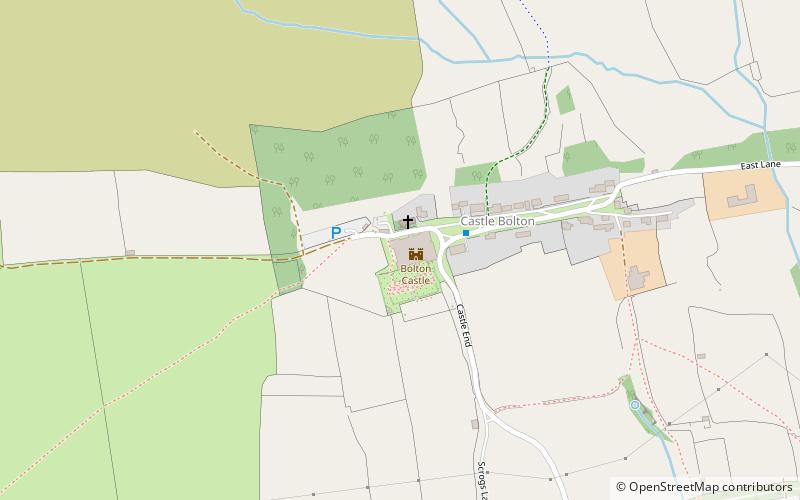 Bolton Castle location map
