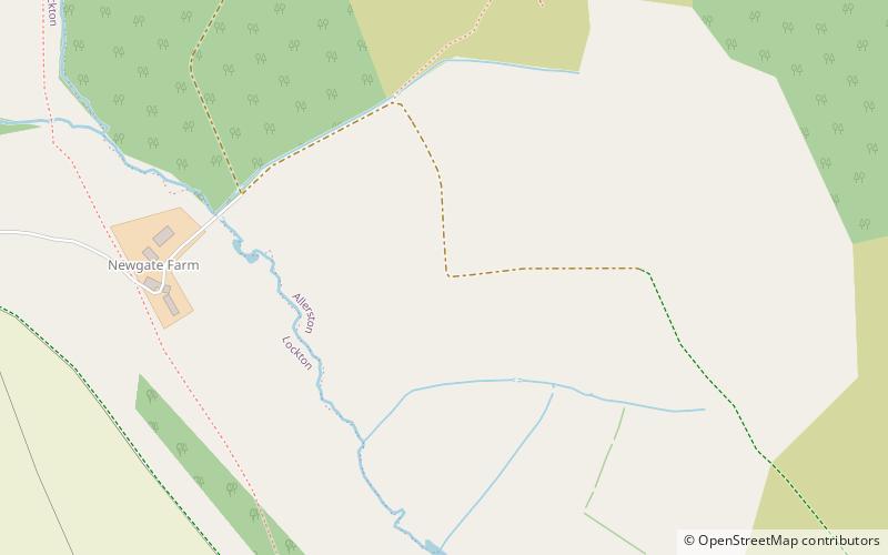 Blakey Topping standing stones location map