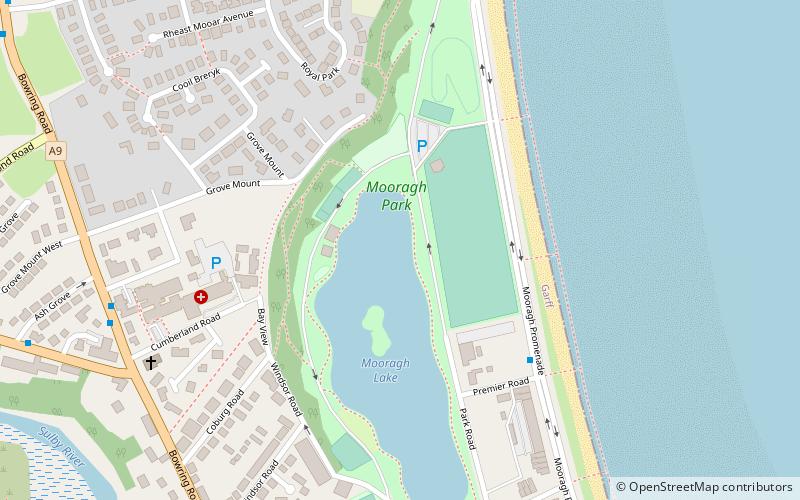mooragh park ramsey location map