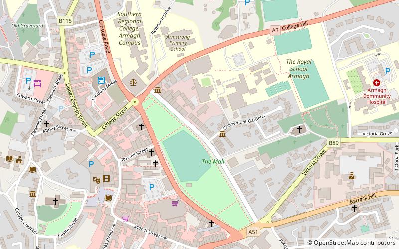 Charlemont Place location map