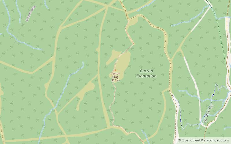 Carron Crag location map