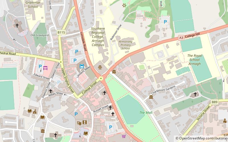 Royal Irish Fusiliers Museum location map