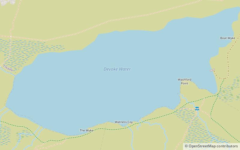 Devoke Water location map