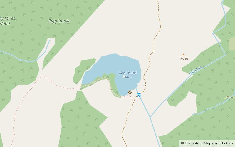 Moss Eccles Tarn location map