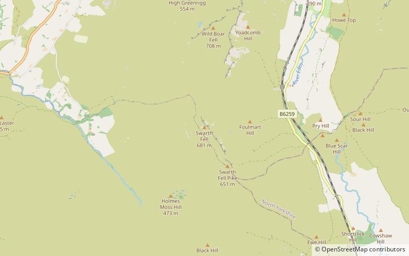 Swarth Fell location map