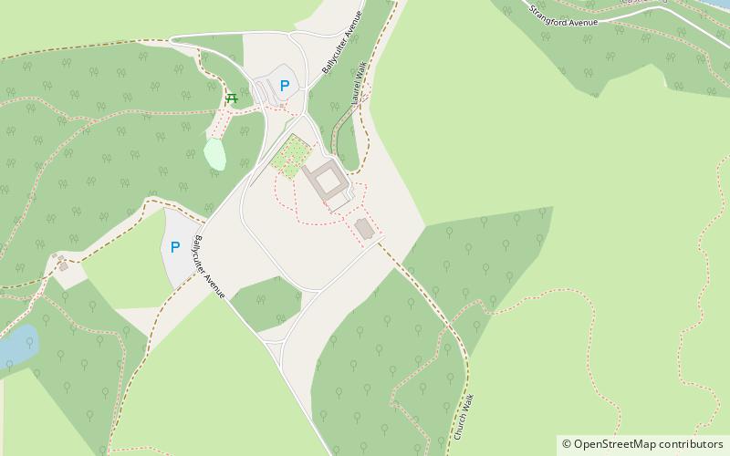 Castle Ward - National Trust location map