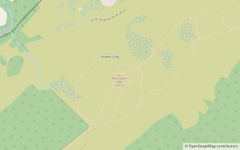 Muncaster Fell location map