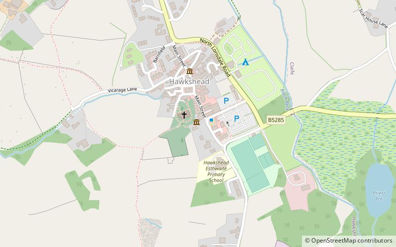 hawkshead grammar school museum location map