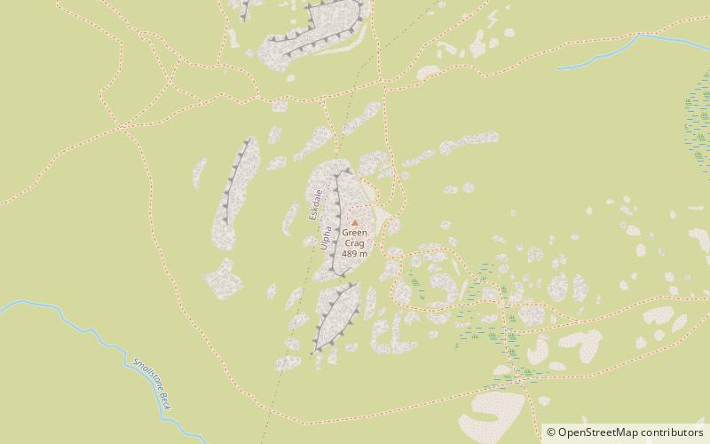 Green Crag location map