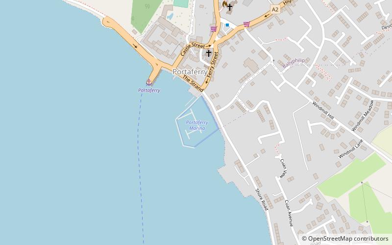 Portaferry Marina location map