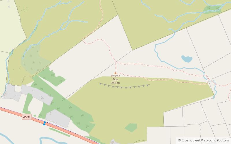 Reston Scar location map