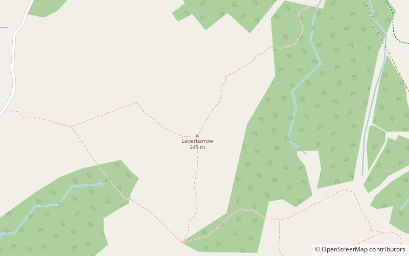 Latterbarrow location map