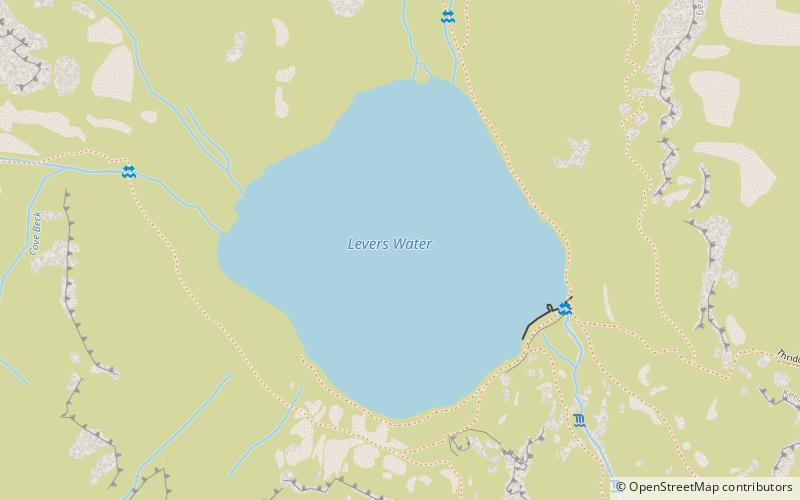 Levers Water location map