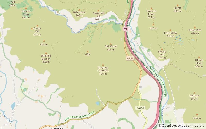 Grayrigg Forest location map