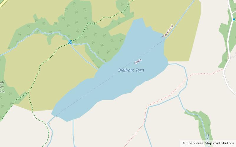 Blelham Tarn location map