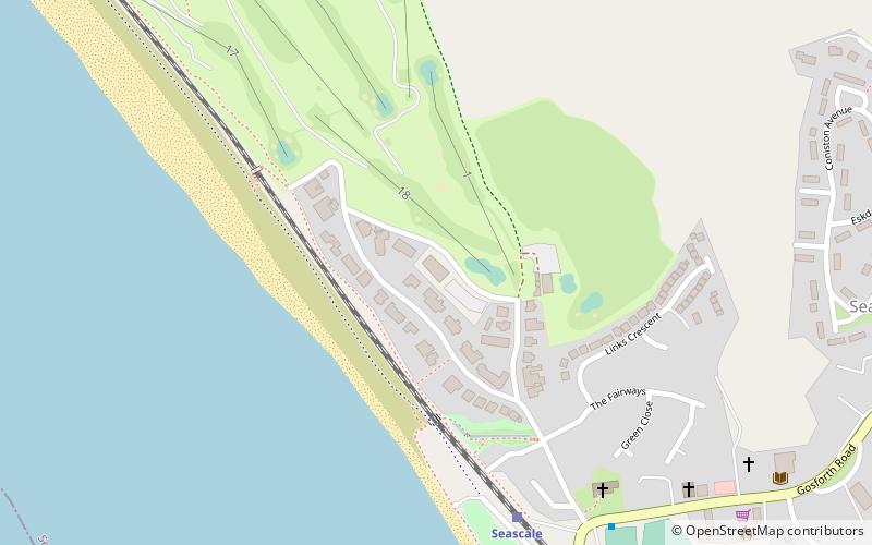 Seascale Golf Club location map