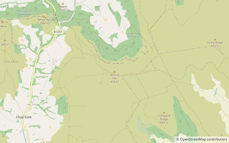 Urra Moor location map