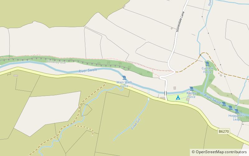 Wain Wath Force location map