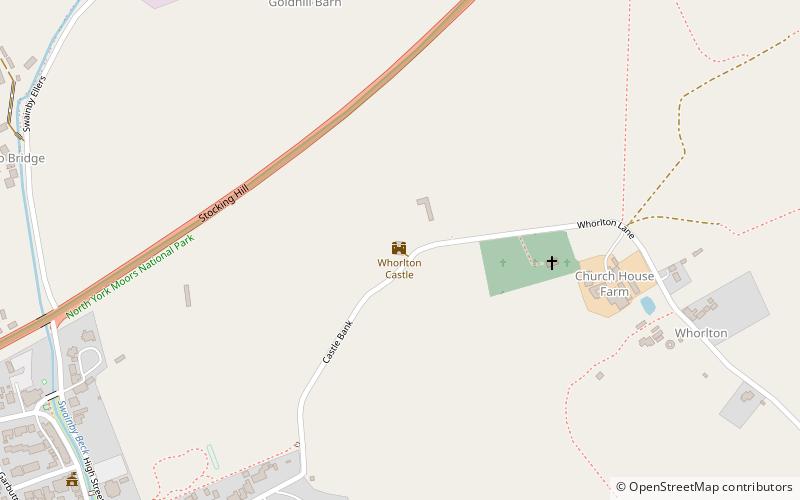 Whorlton Castle location map