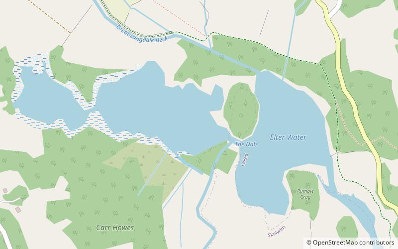 Elter Water location map