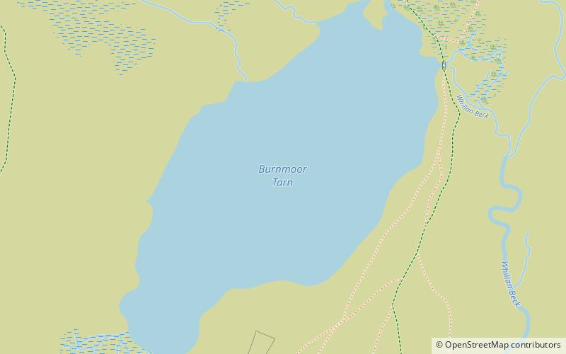 Burnmoor Tarn location map