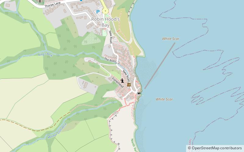the old chapel robin hoods bay location map