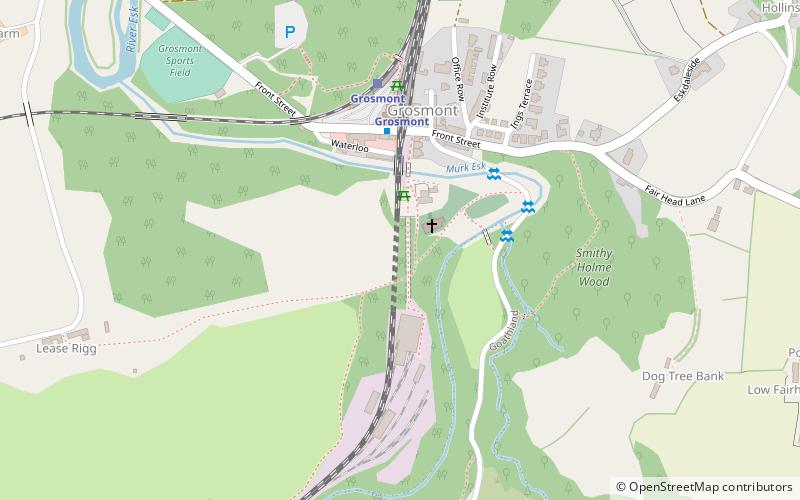 Grosmont Tunnel location map
