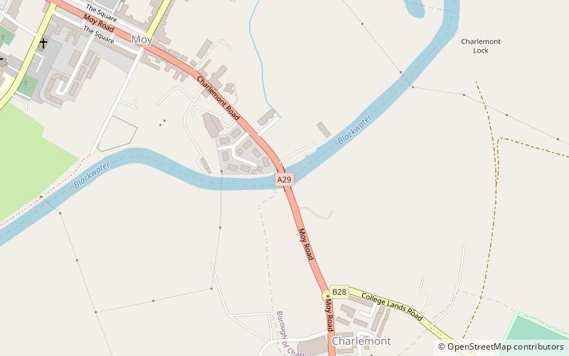 Charlemont Bridge location map