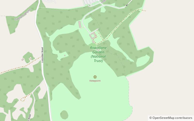 Rowallane Garden location map