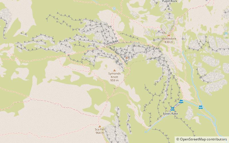 Scafell location map