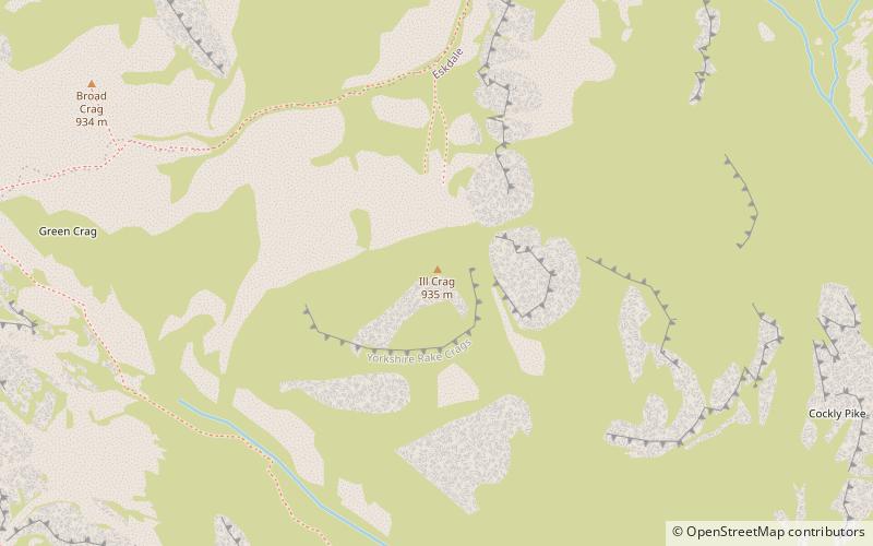 Ill Crag location map