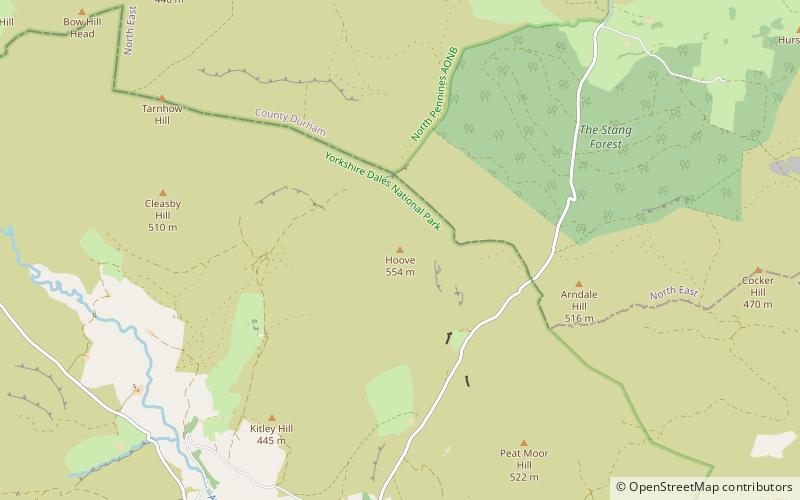 Hoove location map