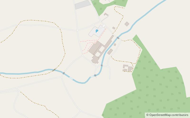 Necarne Castle location map