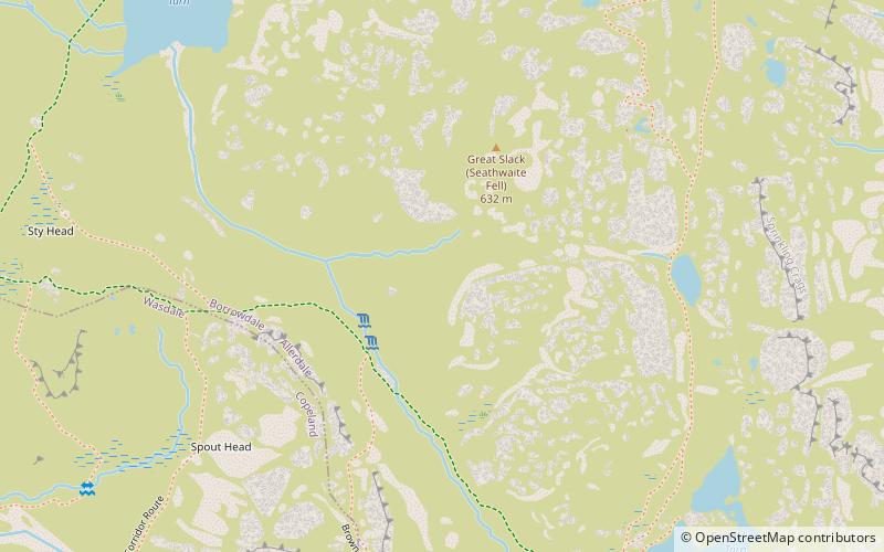 Sty Head Pass location map