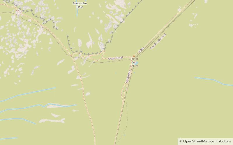 Harter Fell location map