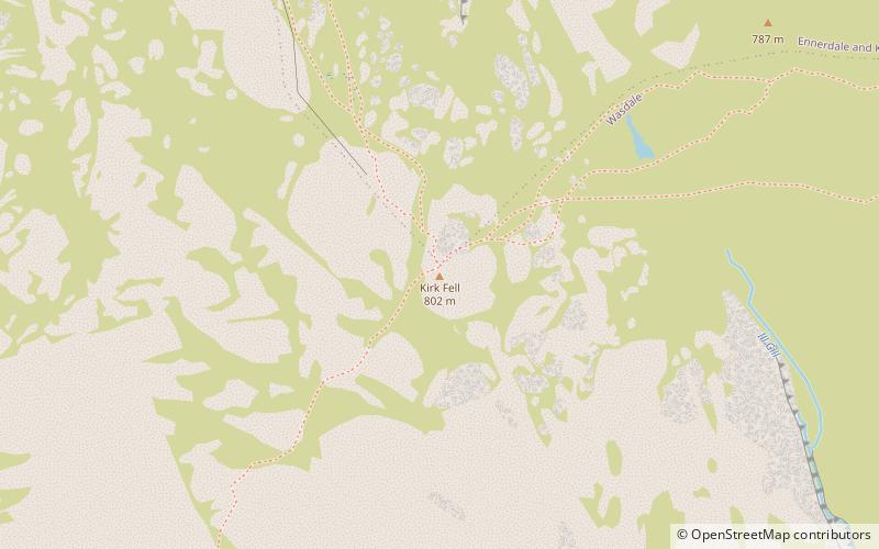 Kirk Fell location map