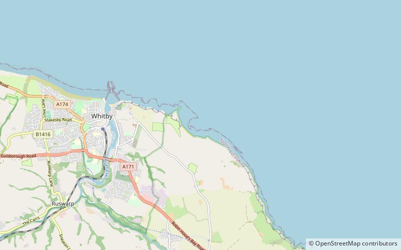 Saltwick Bay location map