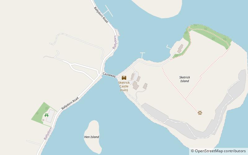 Sketrick Castle location map