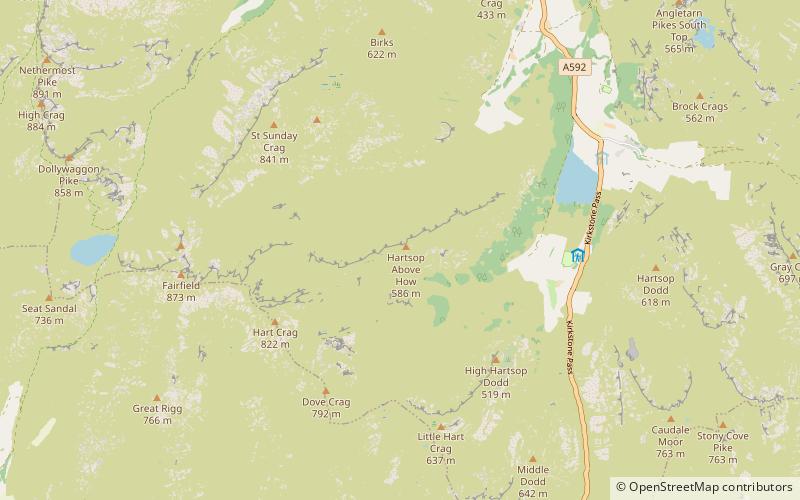 Hartsop above How location map