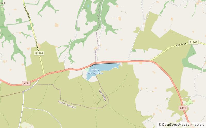 Scaling Dam Reservoir location map