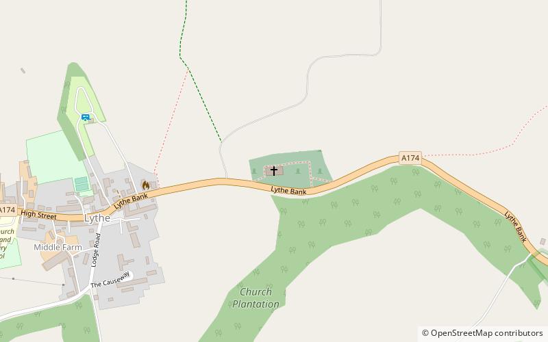 Church of St Oswald location map